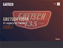 Tablet Screenshot of gretsch.com